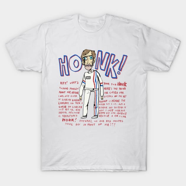 Herbie HONK Shirt (Front Only) T-Shirt by CriticalBitCast